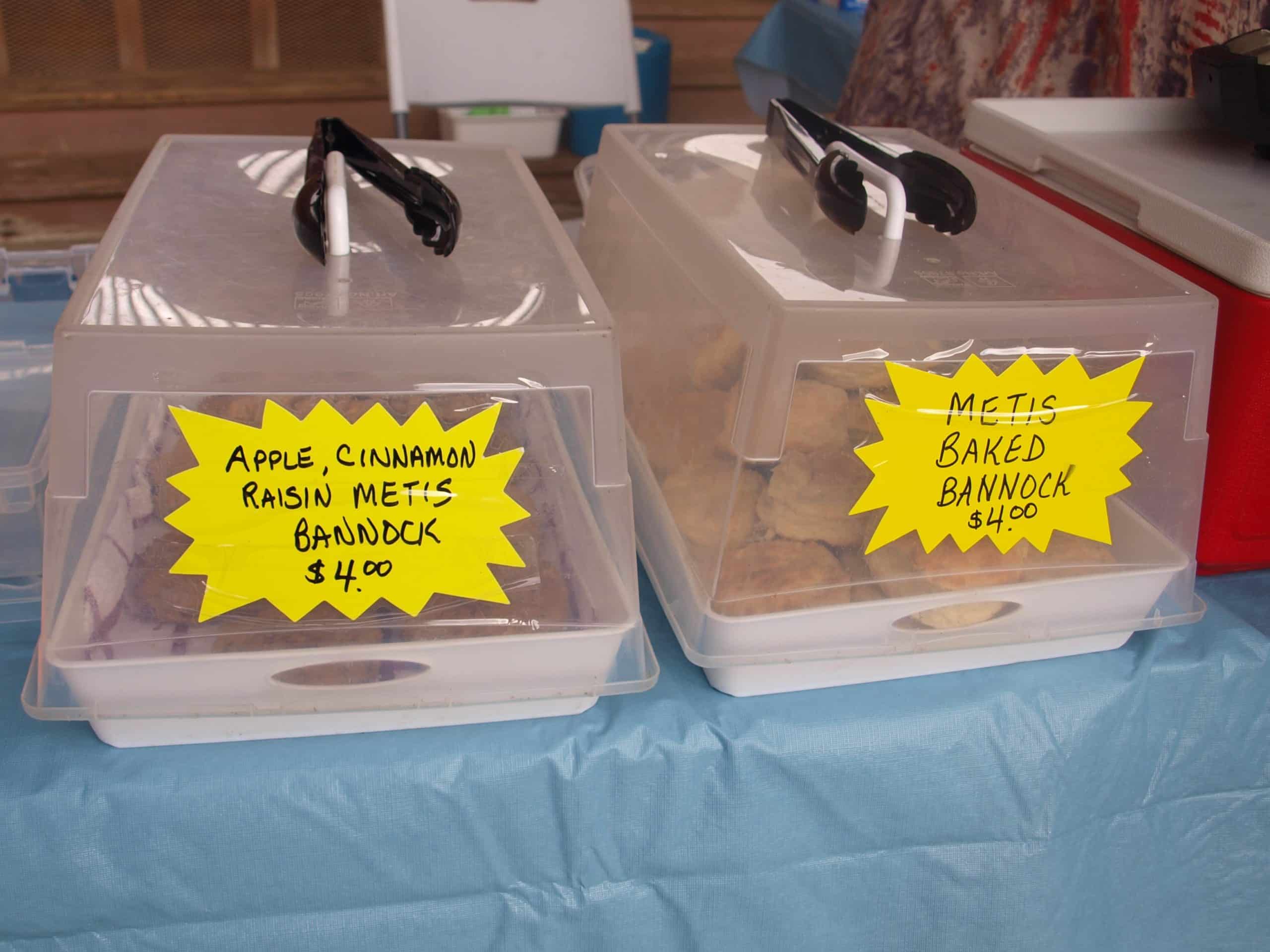 Susan’s Sweets & Savouries is a regular at the local markets, her authentic Metis baked bannock is an old family recipe.