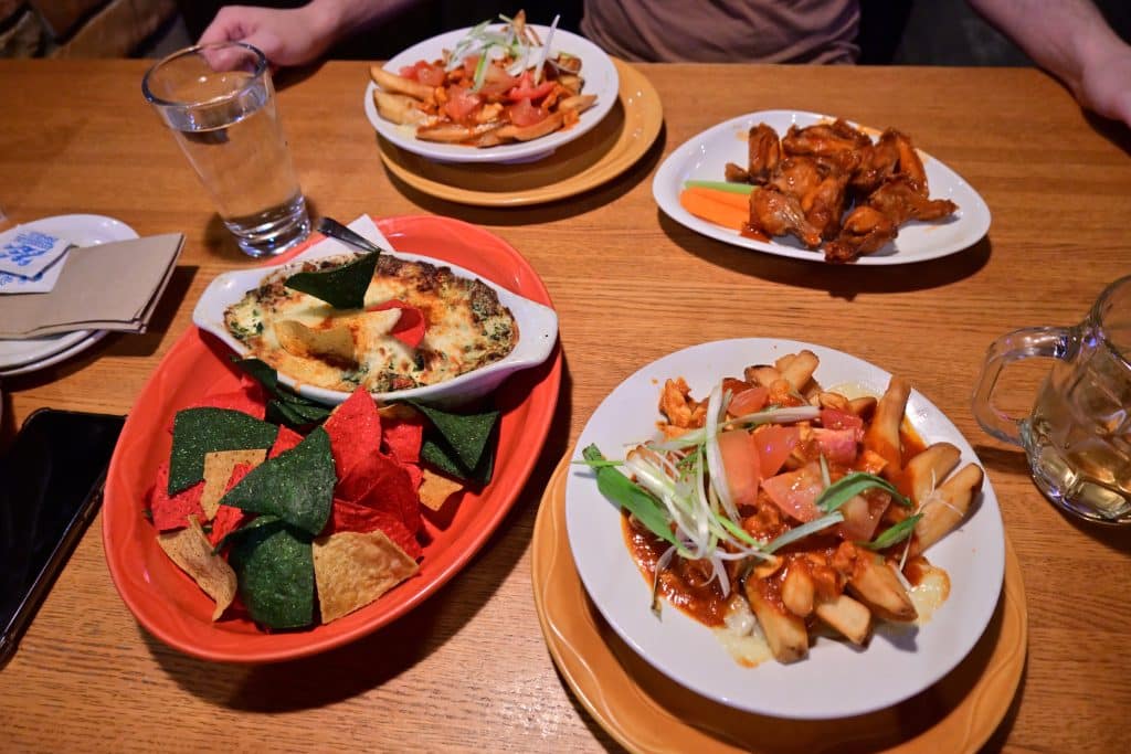 Gluten-free appetizers at Frick and Frack Taphouse. Photo by Lyssa Martin